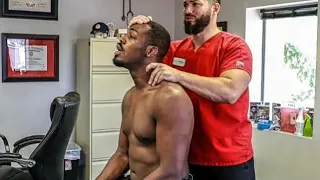 UFC Champion *JON JONES* gets Insane CHIROPRACTIC Adjustments?