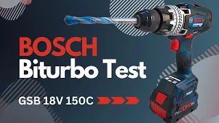 I tested the powerfull Bosch Impact drill GSB 18v-150C Biturbo