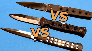 Cold Steel Ti-Lite 6" Vs. Counter Point XL Vs. Hold Out 6"
