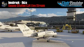 MSFS 2020 | VATSIM | Innsbruck to Ibiza | Citation CJ4 Full Flight