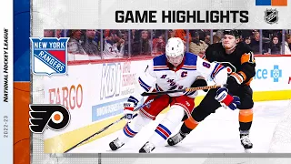 Rangers @ Flyers 12/17 | NHL Highlights 2022