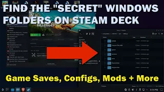 Steam Deck: Find A Game's "Windows Folder" For Game Saves, Mods and More