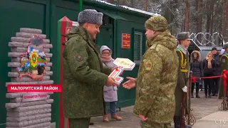 Новая модульная погранзастава появилась на белорусско-украинской границе