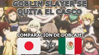 Goblin Slayer se quita el casco | Comparación de Doblaje | Goblin Slayer