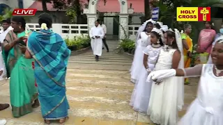 LIVE: 25-05-2024 - First Holy Communion Procession | Villianur Lourdes Shrine | HCTV