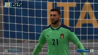 ITALY VS ENGLAND (EURO 2020) FOOTBALL 11/07/2021 PENALTY (FIFA 21 Simulation)