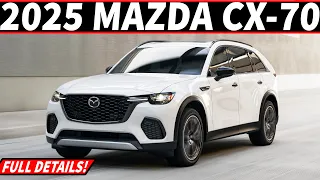 The 2025 Mazda CX-70 is REVEALED - Full Details and Breakdown of the All-New SUV