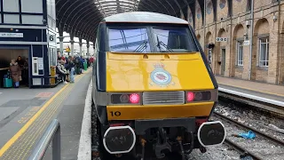 Trains at York with 2 intercity 225s and tones | 24.01.2024