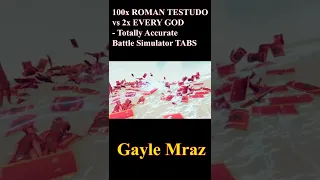 100x ROMAN TESTUDO vs 2x EVERY GOD   Totally Accurate Battle Simulator TABS #Shorts 8