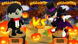 Tag With Ryan Vs Sonic Dash All Characters Unlocked Spooky Halloween Update Gameplay