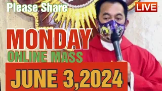 QUIAPO CHURCH LIVE MASS TODAY REV FR DOUGLAS BADONG JUNE 3,2024