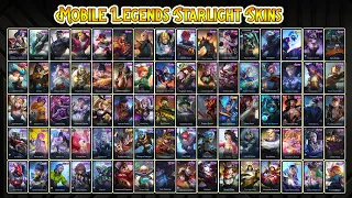 All Starlight Skin_Mobile Legends_DEC 2016 - FEB 2023
