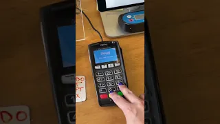 Machine not working? Reset pin pad/card swipe