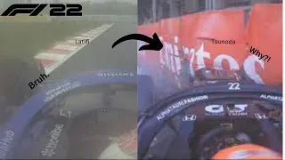 Every F1 22 Drivers most goofy ahh crash