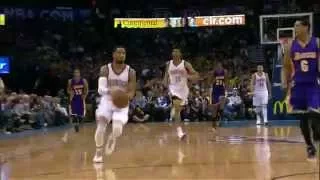 Augustin Sets Up Westbrook for the Explosive Alley-Oop