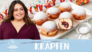 Krapfen – so einfach kannst du Berliner für Fasching selber machen! 😉🎉 I Einfach Backen