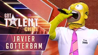 Javier Gotterbam - Homero | Audiciones | Got Talent Chile 2024