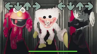 Too Slow FNF Be Like in Poppy Playtime - Elmo x Kissy Missy x Bendy in Poppy Playtime - FNF Mods