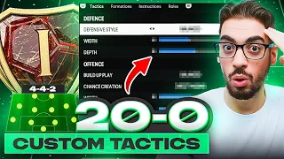 *POST PATCH* 20-0 BEST META 442 CUSTOM TACTICS & INSTRUCTIONS IN FC 24 ULTIMATE TEAM