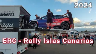 FIA ERC 48° Rally Islas Canarias, Service Park, April 30, 2024, Las Palmas de Gran Canaria