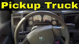 How To Drive A Pickup Truck-Full Driving Tutorial