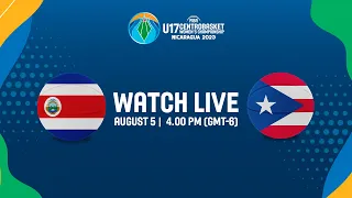 Costa Rica v Puerto Rico | Full Basketball Game | Centrobasket U17 Women's Championship 2023