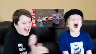 Epic Movie Time with Ethan and Cole! The Nerf Modulus Battle!