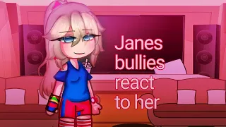 ·Janes bullies React to her· || ·Yuii· || Stranger things s4 || gacha ||