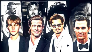 Leonardo Di Caprio, Brad Pitt, Johnny Depp, Mattew McConaughey edit | Softcore edit
