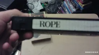 Opening of Alfred Hitchcock's Rope 1985 (1986 Re-print) VHS