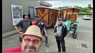 Mit dem Trecker auf Tour 10 Tage Richtung Nordsee und Zurück.   Tag 1