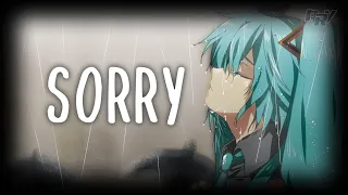 Nightcore - Sorry 「Lyrics」(Alan Walker & ISÁK)