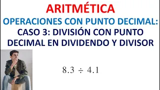 6. Cómo DIVIDIR con PUNTO DECIMAL adentro y afuera. Súper FÁCIL!!!! Genial. 👐