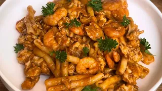 Pasta With Chicken And Shrimp ~ Gourmet
