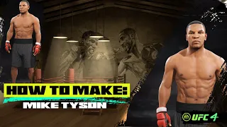 How To Make: Mike Tyson In EA Sports UFC 4 (Prime 24 Year Old Heavyweight Champ / Step-By-Step)