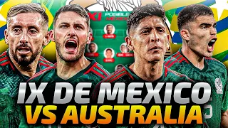 ASÍ SALE MÉXICO vs AUSTRALIA