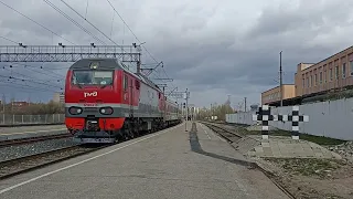 Прибытие ЭП2К-210 с поездом №79/80 Санкт-Петербург Калининград