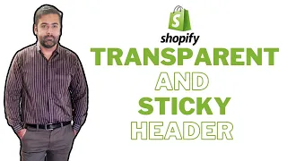 [Transparent + Sticky Header] How To Make Transparent and Sticky Header (Dawn Theme)