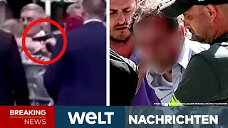 ATTENTAT AUF FICO: Fünf Schüsse auf Slowakei-Premier! Zustand kritisch! Video zeigt Täter | STREAM