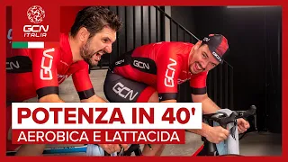 Allenare la potenza sui rulli in 40' | Allenamento Indoor