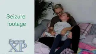 Elin and sleep and a big seizure caught on camera