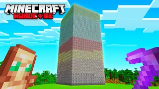 J'ai miné pendant 5 HEURES sur Minecraft Hardcore...