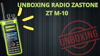 Unboxing Walkie Talkie ZASTONE ZT M10