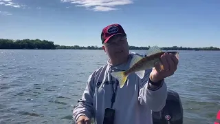 S8 E2 Trolling for Walleyes and Pike on a Shallow Prairie Lake