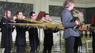 Russian Horn Orchestra & Arkady Shilkloper - Ave Maria (improvisational variations) (Caccini)