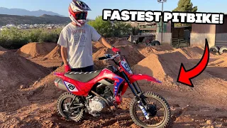 Sending HUGE Jumps on PitBike!