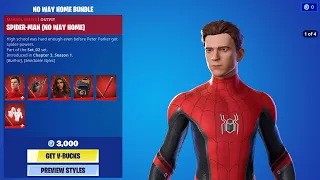 Spider-Man: No Way Home in FORTNITE ITEMSHOP (preview)