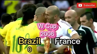 Brazil vs France 1/0 world cup 2006 @AhmedZidan1971