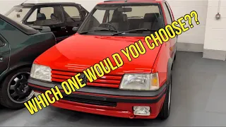 Peugeot 205 GTi 1.9 x 2 + 309 Goodwood 3.0v6 #classiccars