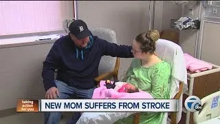New mom suffers from stroke